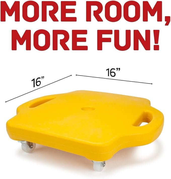 Brybelly Gym Class Scooter Board with Safety Handles - Choose Color!