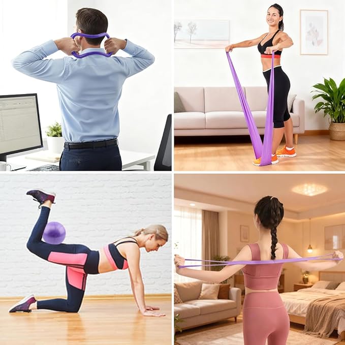 Pilates Essentials Kit for Women, 14 Pcs Pilates Equipment for Home Workouts with Yoga Circle Ball Ring, 5 Resistance Bands,Pedal Puller Resistance Band