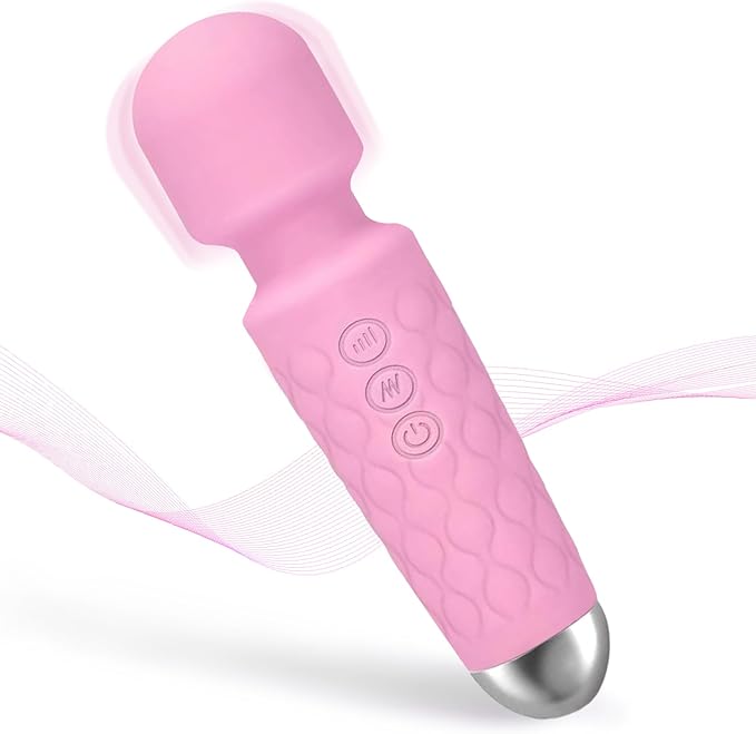Upgraded Back Muscle Massager - Multiple speeds and Modes Available - Mini Size fits Back of arms (Peach Pink)...