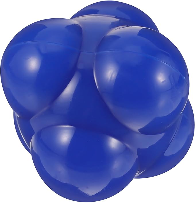 Kisangel Hexagonal Silicone Agile Training Ball 68Mm Large Fitness Reaction Ball for Speed Agility Indoor Workout Baseball Accessories