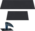 Riakrum 2 Pieces Rower Mat Compatible with Model D Concept 2 Rowing Machine Anti Slip and High Density Thick Floor Mat for Home Gym Foam, Black