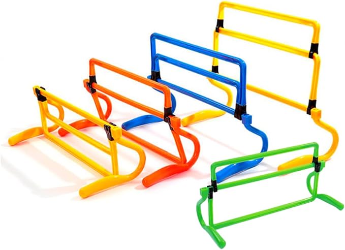 POPETPOP Removable Agility Training Hurdles Equipment for Soccer Football and Sports Drills Essential Exercise Barriers for Training Enhancing Speed