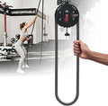 Suspension Endless Rope Trainer, Portable Cable Machine System, with Adjustable Resistance Up to 30 Kg (66 Lbs). 150 Kg (330 Lbs) Capacity Support Muscle Endurance.