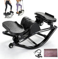 Rock Stepper Side to Side, with Digital Display, Workout Machine for Legs & Glutes,Side Stepper, Mini Stepper for Home, Apartment and Dormitory Use Home Workout The Rock Stepper