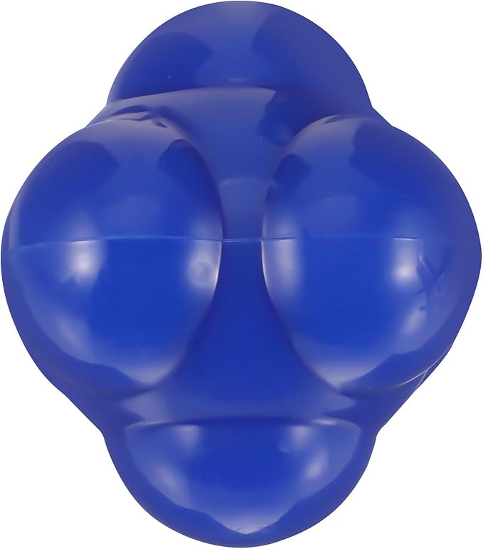 Hexagonal Agility Training Reaction Ball 68mm Large Silicone Fitness Ball for Speed, Coordination, and Indoor Sports Goalkeeper Training Equipment