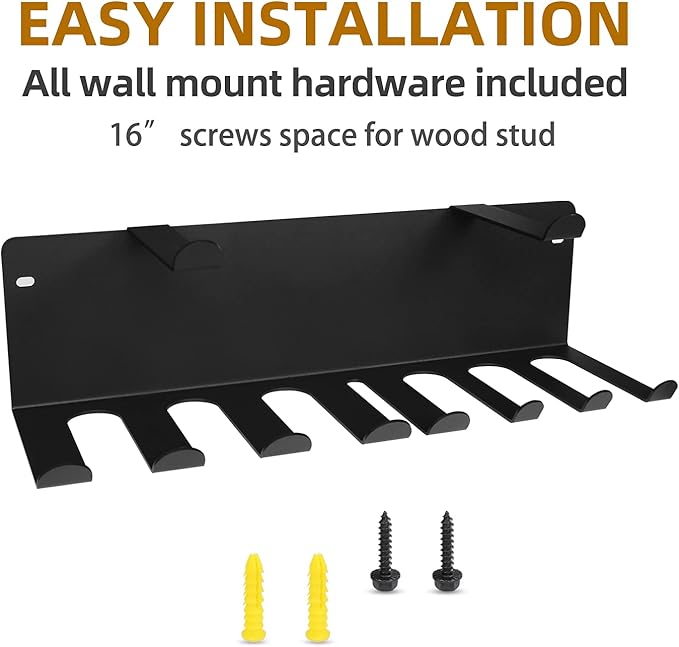 2 Tier Multi-Purpose Heavy Duty Storage Rack for Resistance Bands, Straps, Jump Ropes, Foam Rollers, Chains, Weight Belts, Tools