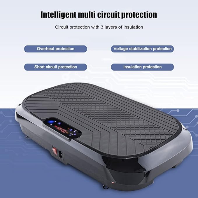 Fitness Vibration Plate Exercise Equipment Whole Body Shape Exercise Machine Vibration Platform Fit Massage Workout Trainer,Max User Weight 330lbs