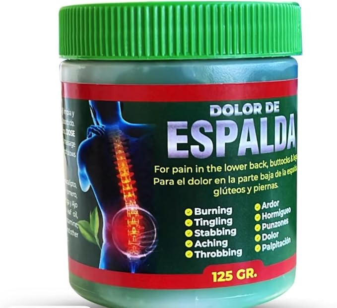 Dolor De Espalda Pomada Gel Infused with Arnica Leaf Cream for Sore Muscle Massage Gel Pomado NMD para Dolor– Natural Concentrated Body Gel for Muscles, Joints & Massage Therapy – Fast-Absorbing