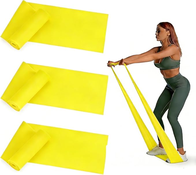 Resistance Bands Long Non-Latex Elastic Stretch Bands Work Out Band for Working Out Women or Men, Exercise Bands Set Yoga, Pilates, Gym,