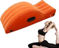 Yoga Chair Lounge - Pilates Stretching Chair | Inflatable Yogas Training Lounger, Reclining Sofa Streamline Fit Curve Suitable for Pilate Yoga, Foldable Pilates Exercise Support Sofa for Travel Home