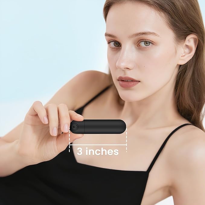 Handheld Electric Back Massager - Mini Waterproof&Rechargeable Handheld Deep Tissue Neck Black