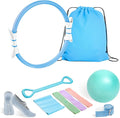 Luscinia Pilates Kit,Home Pilates Ring Kit for Women,Pilates Equipment Ring and Ball Set with Pilates Ring, Pilates Ball, Resistance Bands, Figure 8 Band & Accessories Pilates Starter Kit