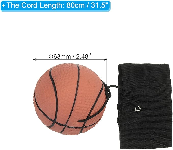 PATIKIL Sports Wrist Ball, Rubber Rebound Wristband Wrist Return Ball Sport on a String