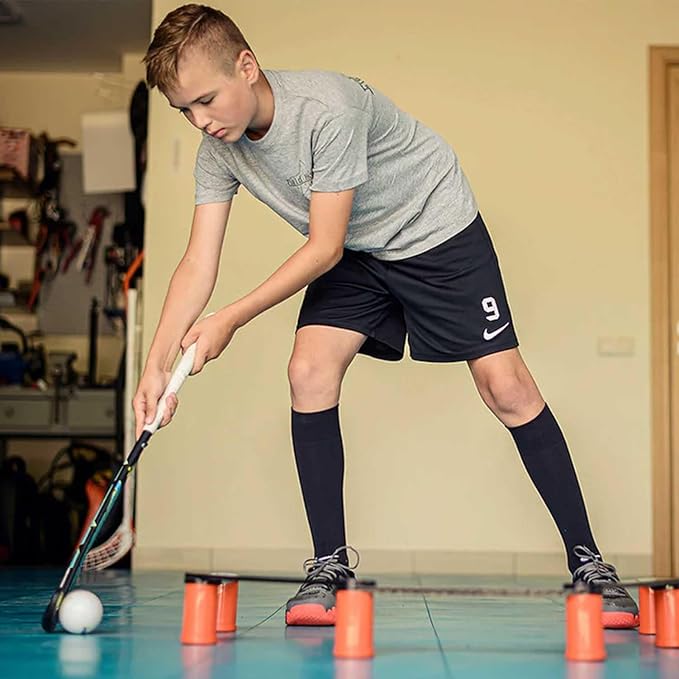 Skiller - Lightweight Stickhandling Training Aid, Equipment for Ball Control, Reaction Time & Coordination - Light, Portable & Adjustable Trainer