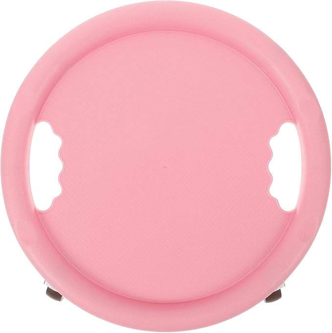 Four-wheel Abdominal Exercise Wheel Board with Silent Rolling Core Training Plate, Pink Fitness Ab Roller for Home Strength and Muscle Sculpting
