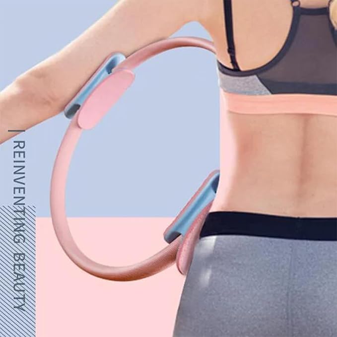 Pilates Ring Personal Trainer, 12 Inch Magic Pilates Ring Fitness Circle, Magic Circle Pilates Ring for Strength & Flexibility, Pilates Ring-Tone Every Muscle, Pilates Accessories for Starter