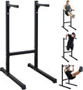 MIUDGIG Adjustable Height Dip Bar Station, Multi-function Dip Station Pull Up Bar Full Body Strength Training Workout Fitness Equipment for Tricep Dips, Heavy Duty Dip Station for Home Gym