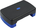 Fitvids Aerobic Step Platform Trainer with Adjustable 2-Level Risers, 400 Pound Weight Capacity – Non-Slip Exercise Stepper for Cardio, Strength, and Fitness Workouts, 18-Inch, Multiple Colors