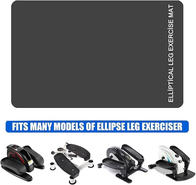 Leg Exerciser Non Slip Mat, Exercise Bike Trainer Protective Floor Mat , Sports Accessories for Under Stationary Bike, Fitness Equipment