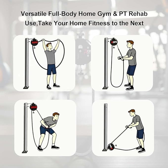 Closed-Loop Nylon Rope Trainer, Endless Rope Exercise System, For Reliable Resistance Training Up To 30 Kg (66 Lbs). With A 4-meter Rope Length, For Interval And Functional Training.