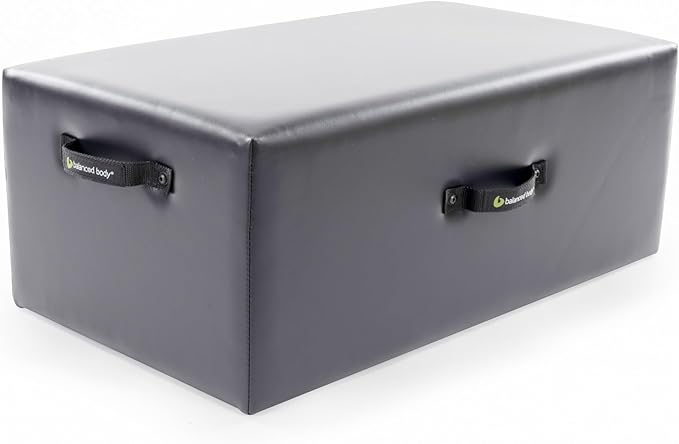 Balanced Body Standard Sitting Box for Pilates Reformer, Pilates Equipment for Home Workouts and Professional Studio Use