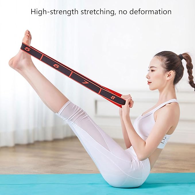 Elastic Stretching Strap Fitness Band Pilates Stretch Band Stretch Resistance Elastic Exercise Resistance Fitness Strap Yoga