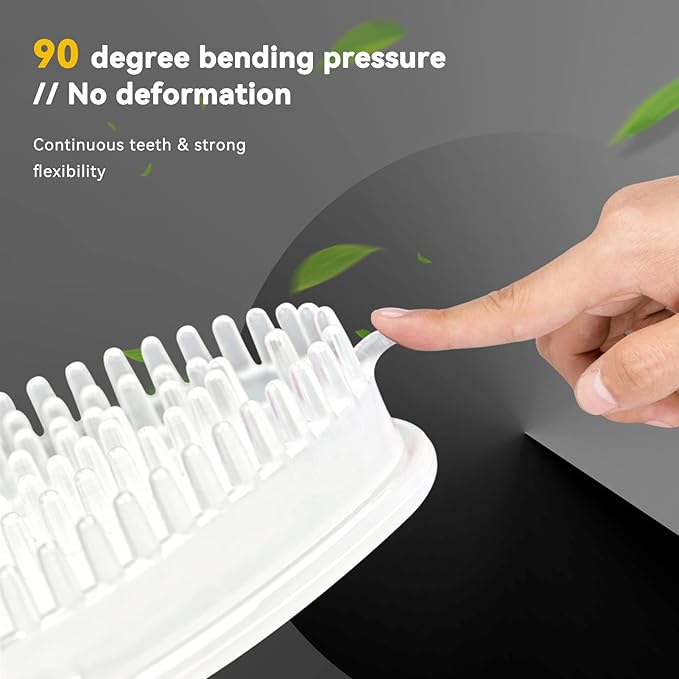 2PCS 2Pcs Meridian Massage Brush, Portable Body Scraping Massage Brush Anti Cellulite Jelly Scrubber Deep Tissue Massager for Back, Foot, Neck, Shoulder, Leg, Calf