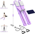 2026 Upgrade 6-in-1 Pliates Board - Multifunctional Anti-Slip Silent Pilates Board Portable Pilates Reformer Machine for Full Body Workout