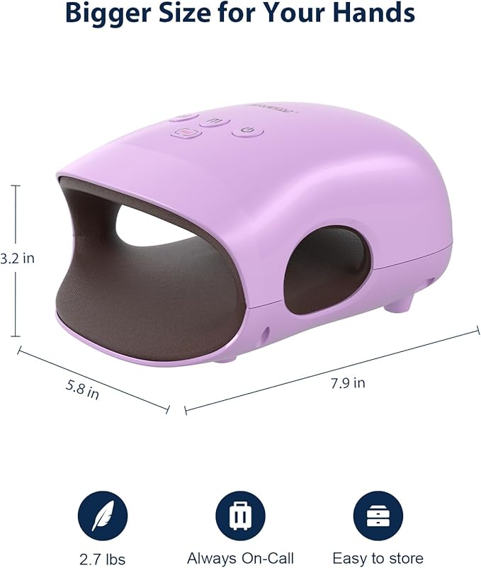 CINCOM Hand Massager - Cordless Hand Massager with Heat and Compression for Arthritis and Carpal Tunnel