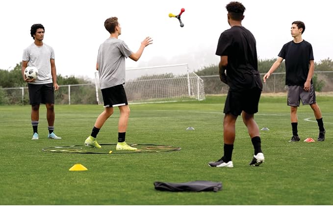 SKLZ Reactive Catch Trainer for Improving Hand-Eye Coordination & Speed, Grey/ Yellow/ Red