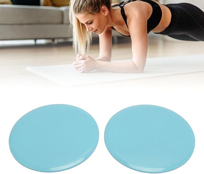 Fabater Exercise Core Sliders, 2 Pack Dual Sided Exercise Discs Use on Carpet or Hardwood Floors, Perfect for Abdominal & Core Workouts, Equipment Fitness Sliders