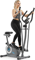 JLL Smart Upright Elliptical & Full-Body Cross Trainer – Compact, Low-Impact Cardio Machine for Home, Arm & Leg Workout, Whisper-Quiet, Heart Rate Monitor, Bluetooth with Fit App, Magnetic Resistance