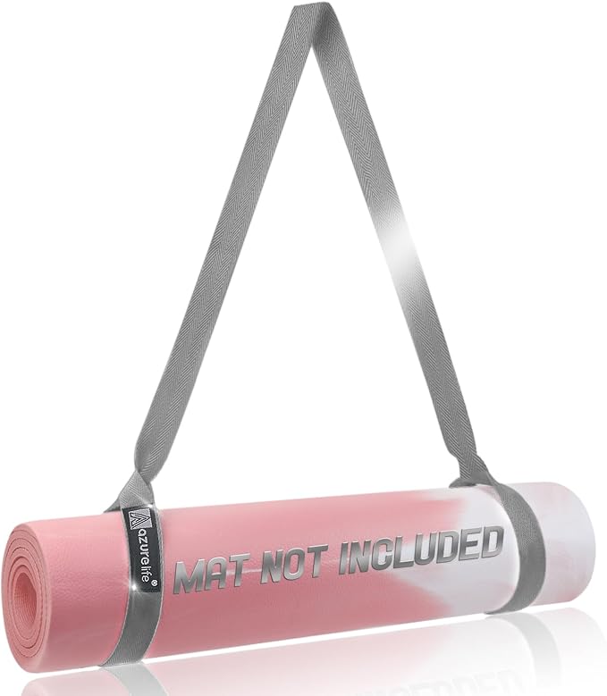 [MAT NOT Included] Yoga Mat Sling, Yoga Mat Straps for Carrying, Easy-Cinch Yoga Mat Holder Strap