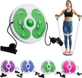Waist Twister Machine Exercise,2026 New Ab Twist Waist Disc Board,ABS Waist Trainer Twisting Disc with Handles & Massage Foot Sole,Weight Loss Foot Massage Plate for Slimming WaistArms Hips and Thighs