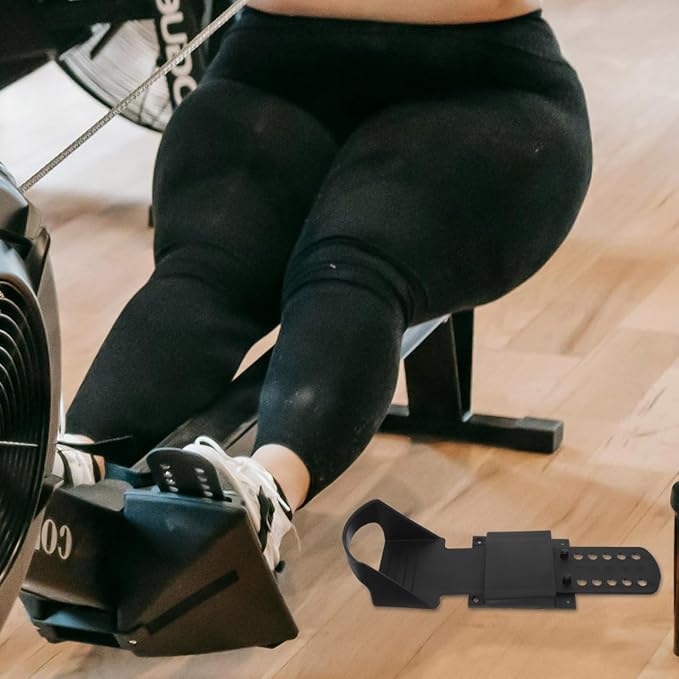 Rowing Machine Foot Pedals Replacement Indoor Exercise Rowing Machine Parts Non-Slip Adjustable Footplate Fitness Equipment 12.59X3.74X0.39In