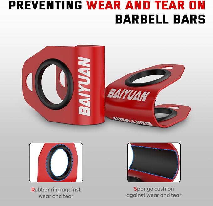 Home Gym Clips, Convert Dumbbells to Barbell, Turn Bars into Landmines, T-Bar Row with Any Grip, Hook Dumbbells on Dip Belts, Versatile Weightlifting Accessory for Olympic
