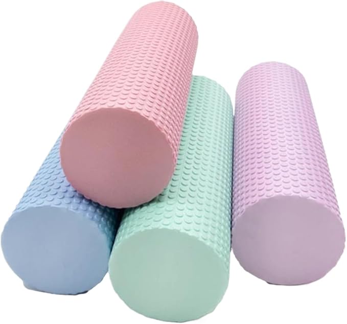 Yoga Foam Roller High Density For Pilates Yoga Muscle Massage And Fitness Sizes 30cm Diameter 10CM Unisex