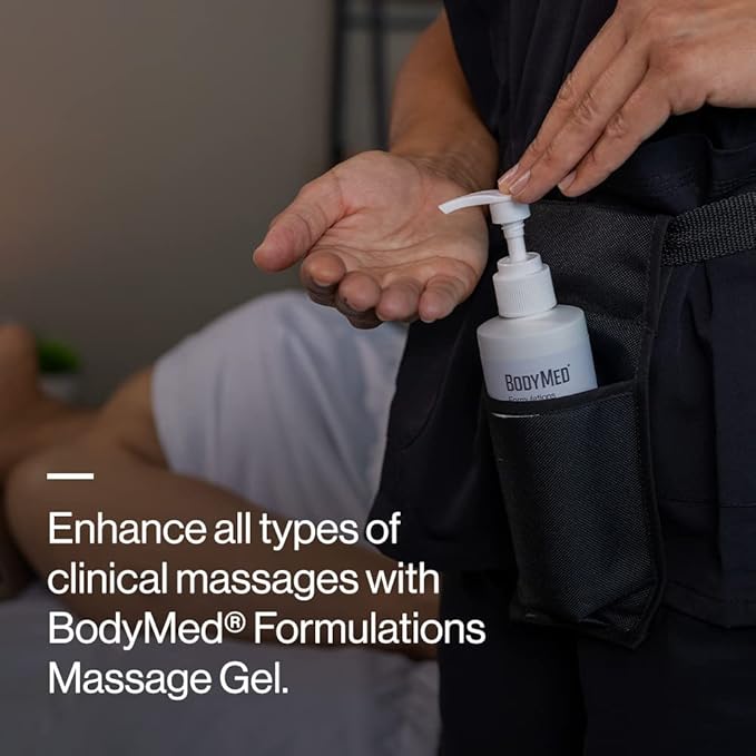 BodyMed Formulations Massage Gel, 8 oz. – Fragrance-Free, All-Natural Gel for Massage Therapy – Leaping Bunny Certified – with Arnica Extract & Jojoba – Non-Staining, & Paraben Free