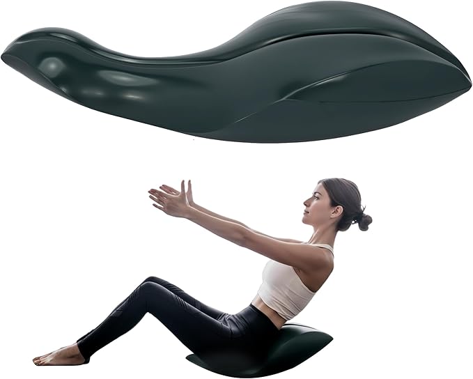 lukar Spine Corrector Pilates,Dolphin-Shaped OoV Pilates Equipment for Home Studio Use,Fitness Training Tool for Spine Exercises, Balance, Core Strengthening