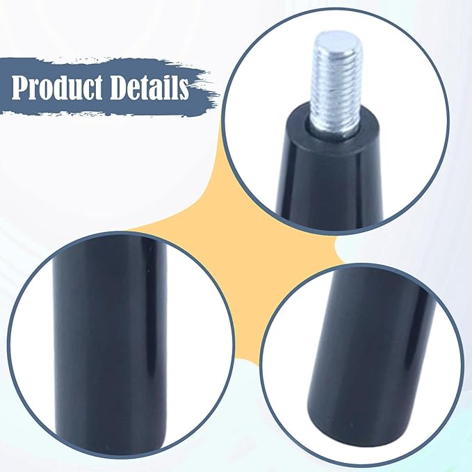 2Pcs Rope Posts M8 Threaded Pilates Reformer Parts Replacement Pull Rope Columns for Exercise