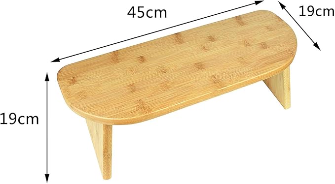 Folding Meditation Bench with Locking Magnetic Hinges - Meditation Seat - Bonus Portable Travel Carry Bag - Ergonomic Bamboo Yoga Stool