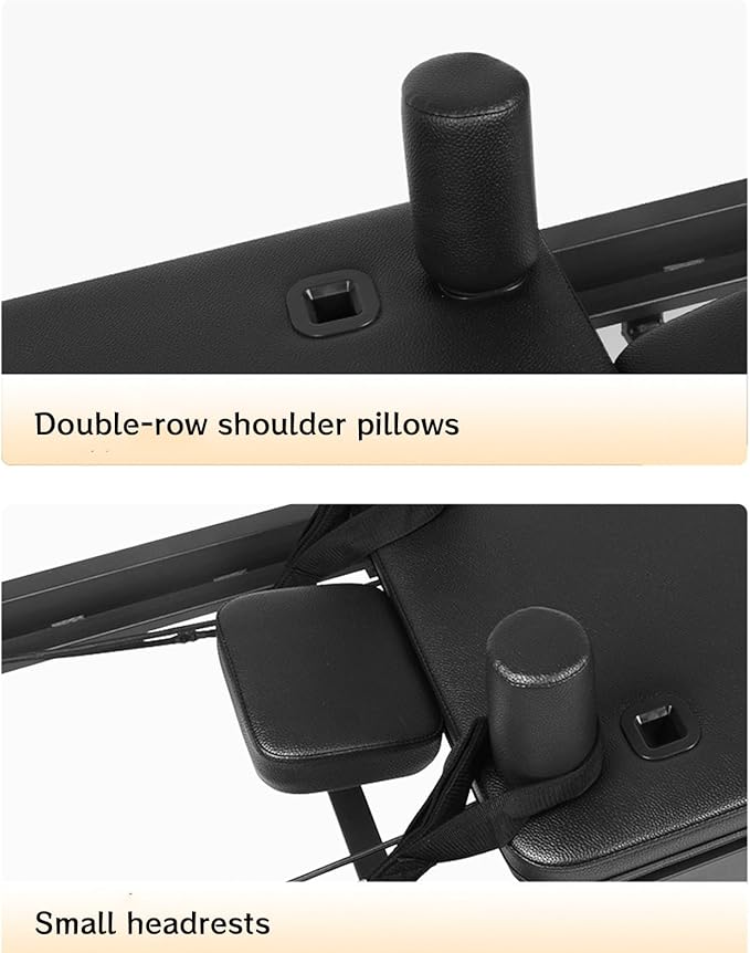 BVCL Pilates Reformer Foldable Pilates Reformer, Adjustable Intensity Pilates Bed, Load Capacity 150kg, Comes with a Square Box