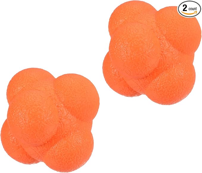 PATIKIL Bounce Reaction Balls Coordination Training Ball Agility Trainer TPR High Difficulty for Speed Reflex