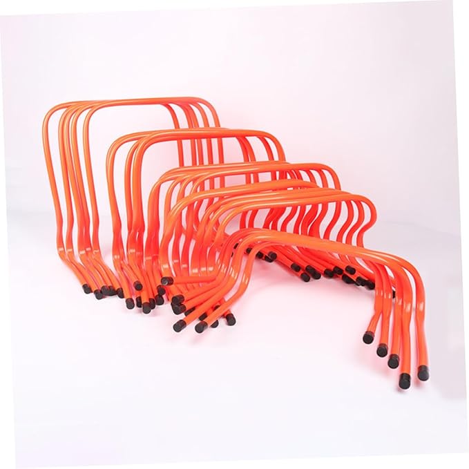 YARNOW 2pcs Plastic Agility Speed Hurdles 15cm Wear-Resistant Running Training Equipment for Soccer Football ’ Obstacle and Plyometric Training
