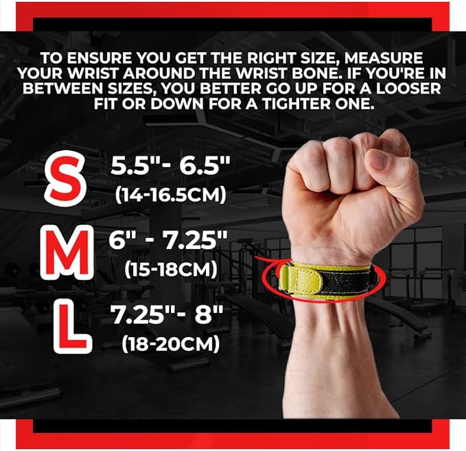 WARM BODY COLD MIND Leather Wrist Wraps for Weightlifting, Powerlifting, Gym – Wrist Support for Men & Women – Heavy Duty Wrist Straps for Strength Training (PRO Black, L)