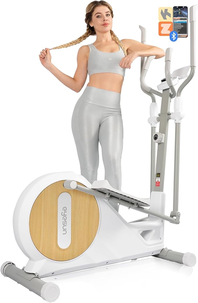 Elliptical Training Machines,Elliptical Exercise Machine for Home with Hyper-Quiet Magnetic Driving System, Elliptical Trainer/330 LBS Loading Capacity