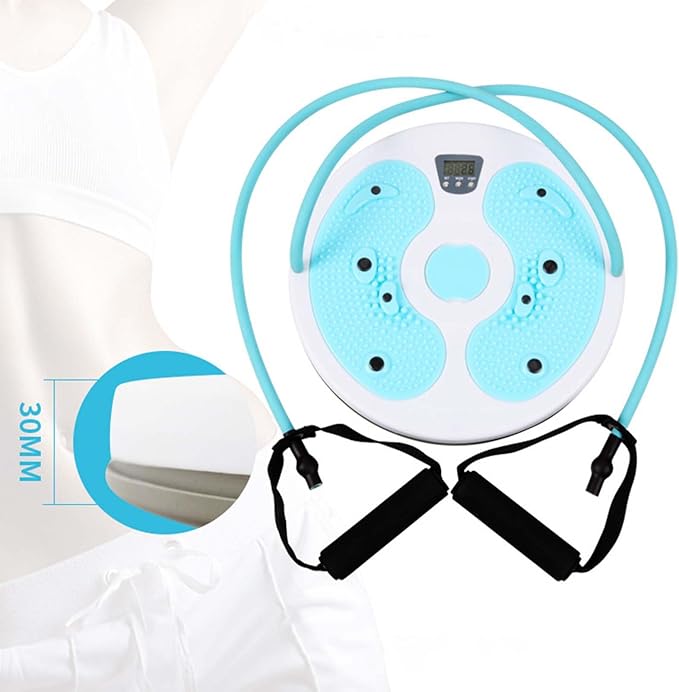 Twist Waist Disc,Waist Workout Core & Ab Exercise | Core Twisting Disc with Calorie Count - for Home Gym Office Fitness Enthusiasts Beginners Post-Partum Individuals
