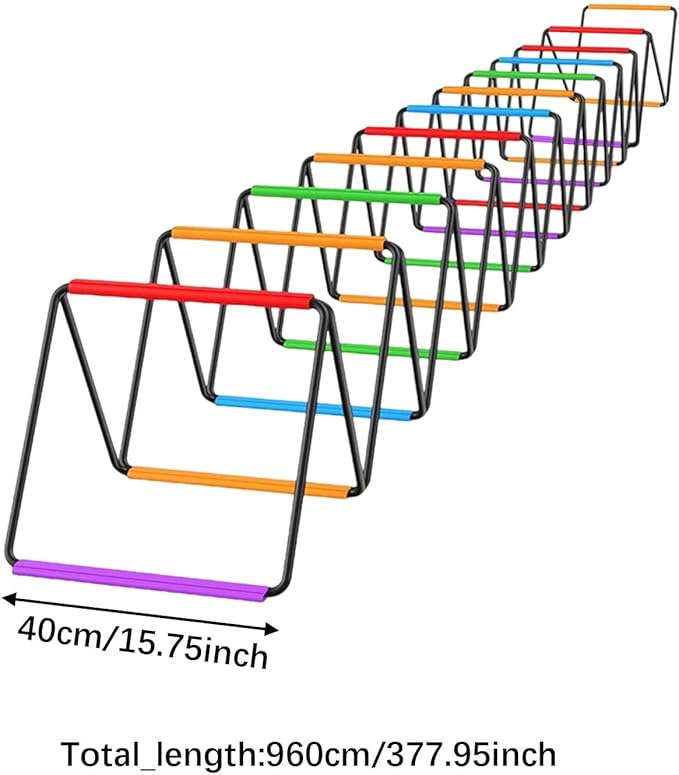Yiju Agility Ladder Jumping Obstacles for Kids Adults Multipurpose Football Footwork Ladder for Outdoor Sports Rugby