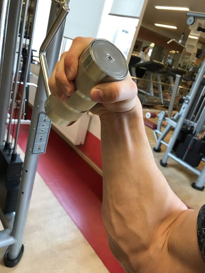 Arm Wrestling Exercise Handle - Metal Handle, Wrist Exerciser at The Gym Fulfilled by Amazon!