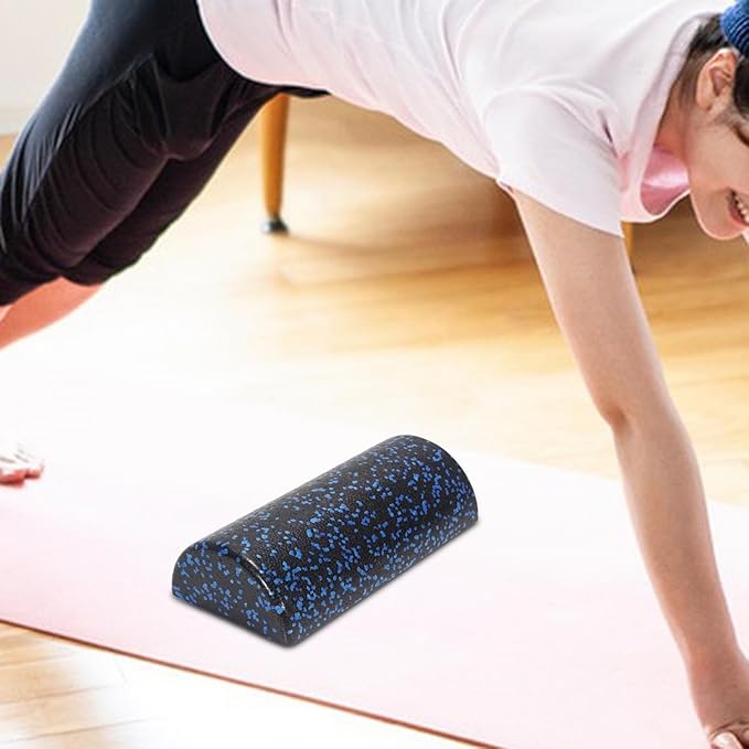 Yiju Premium Quality Half Foam Roller for Yoga and Exercise